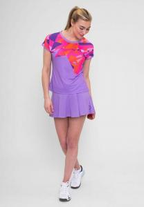 Принт на футболке SPIKE CAPSLEEVE BIDI BADU, фиолетовый