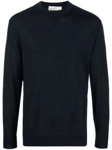 Кашемировый джемпер тонкой вязки Ballantyne, синий