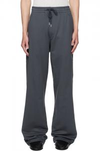 Dries Van Noten Синие спортивные штаны на завязках