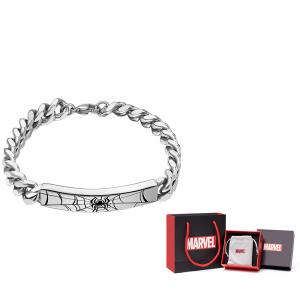 Браслеты из нержавеющей стали 304 для мужчин silver Disney, Marvel-Spider-Man Bracelet[Brand Collaboration Box]