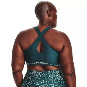 Спортивный бюстгальтер средней ударной нагрузки Under Armour Crossback 2.0 больших размеров Under Armour, белый