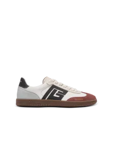 Кроссовки Balmain Swan из замши и нейлона, белый