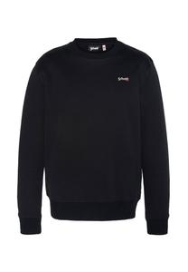 Толстовка Schott RAS DU COU, Noir/Black