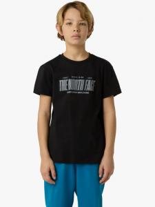 Детская футболка из хлопка с логотипом и светоотражающими элементами The North Face, Black