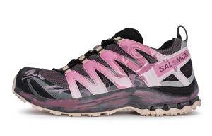 SALOMON Кроссовки для бега XA PRO 3D Low top Unisex черный серый розовый