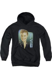 Элвис Пресли Элвис 56 худи для молодежи Gildan, черный