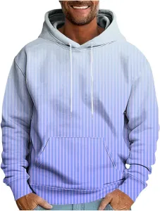 Мужская модная толстовка с капюшоном Fleece Gradient Color