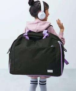 Расширяемая трехсекционная сумка-рюкзак Boston Bag (43,5 л) 2025AW Devirock, цвет 002-Black-S Violet