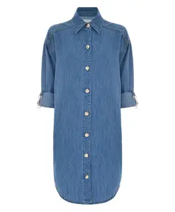 Стильное платье-рубашка Kocca, синий