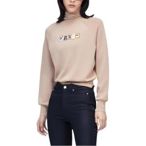 Женский свитер верблюжьего цвета KARL LAGERFELD / Karl Lagerfeld Jeans, коричневый