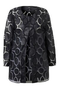 Ulla Popken Куртка для межсезонья в черном цвете