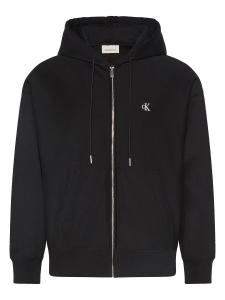 Толстовка с капюшоном на молнии Calvin Klein Jeans, черный