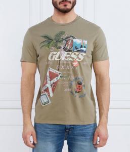 Футболки Regular fit Guess Jeans, зеленый