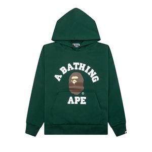 Худи BAPE College Puffy Relaxed Fit Pullover Hoodie, Green