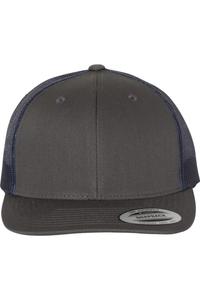 Кепка YP Classics из шести панелей в стиле ретро дальнобойщика, цвет charcoal/ navy