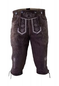 Традиционные бриджи до колена ледерхозен EDELNICE, темно-коричневый