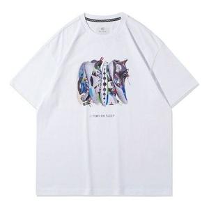 Футболка с надписью way of wade team no sleep Li-Ning, белый