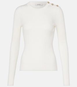 Свитер Essential Ease из смеси шерсти и шелка Dorothee Schumacher, Orchid White