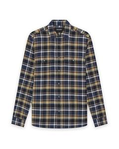 Рубашка на пуговицах классического кроя Lyle & Scott, Night Blue/Dark Blue