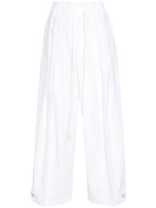 Поплиновые брюки Jil Sander, белый