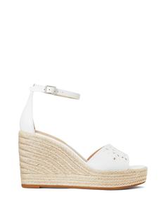 Эспадрильи Haana Eyelet Nappa Leather Espadrille Ralph Lauren, белый
