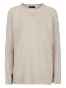Кашемировый свитер с рукавами реглан Aragona, нейтральный