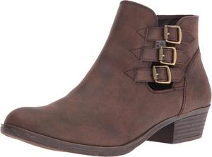 Женские ботильоны Sugar с застежкой-молнией, на каблуке-блоке, Brown