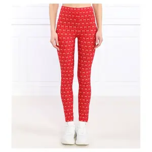 Леггинсы узкого кроя Jealoso Pinko, красный