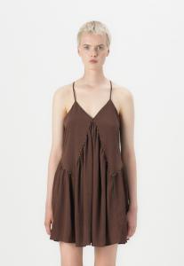 Повседневное платье NMCELESTE HOOP DRESS Noisy May, темно-коричневый