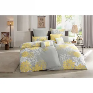 [T] Постельное белье для дома «Susan Flowers Design», качество Linon и Biber (фланель), 100% чистый хлопок, комплект постельного белья с цветочным рисунком поддерживает инициативу «Сделано в Африке», сертифицирован «Сделано в зеленом цвете» Home Affaire,