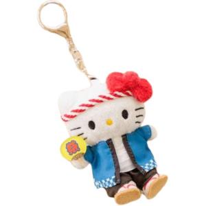 Игрушка Hello Kitty плюшевый брелок кукла подвеска высота 9см Sanrio