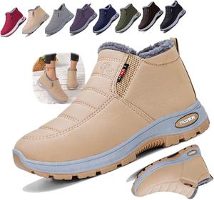 Женские зимние ботинки на овчине, утепленные, водонепроницаемые, противоскользящие, ортопедические, легкие, с удобной посадкой, водонепроницаемые походные ботинки Generic, абрикосовый