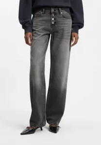 Джинсы прямого кроя Hugo, Silver