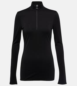 Украшенный водолазный свитер Prada, черный