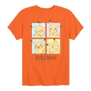 Футболка для мальчиков 8-20 лет с принтом Pikachu из Pokemon Cafe Licensed Character, оранжевый