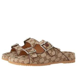 Сандалии double g alphabet straps fashion sandals Gucci, бежевый