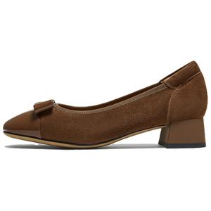 Женские повседневные туфли на среднем каблуке Tata, коричневый
