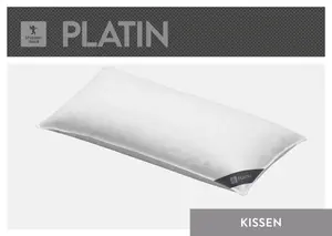 Пуховая подушка SPESSARTTRAUM "Платинум", наполнитель: 60 % гусиный пух, 40 % гусиные перья, чехол: 100 % хлопок, (1 шт.), производство Германия, гипоаллергенно 40х80 см, белый