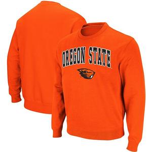 Мужской оранжевый свитшот Oregon State Beavers с аппликацией Colosseum