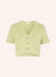 Укороченный кардиган Mrs & Hugs, зеленый