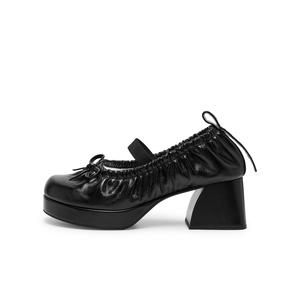 Туфли Мэри Джейн на массивном каблуке для женщин Lost In Echo, Black