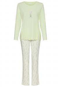 LASCANA Пижама в пастельно-зеленом цвете