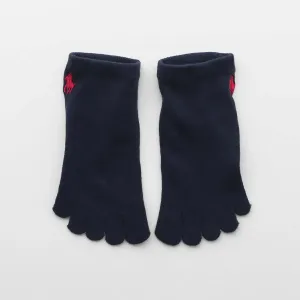 Носки POLO RALPH LAUREN с пятью пальцами, длиной до колена, как у кроссовок, цвет 69. Midnight Blue