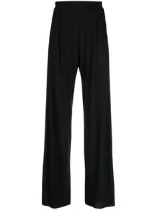 Широкие брюки с завышенной талией Amazuin, черный