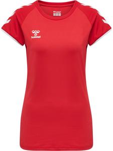 Спортивная футболка Hummel S/S Raglanärmel Hmlcore Volleyball Damen, цвет true red