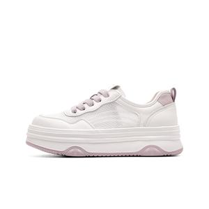 Женские износостойкие низкие кроссовки C°BANNER, White Purple
