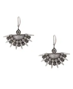 Женские окисленные серьги-подвески Sohi, silver