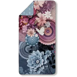 Модные пляжные полотенца Asher - туристическое полотенце, спортивное полотенце, йога, микрофибра, впитывающее Hip, бордовый