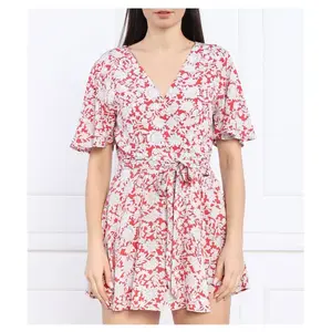 Берилловое платье Pepe Jeans London, красный