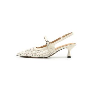 FIVE PLUS Туфли на высоком каблуке 2 см, женские, бежевые